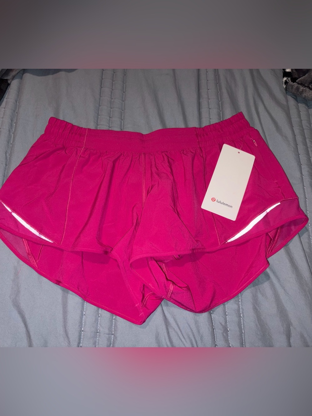 lululemon athletica Bright Pink Athletic Running Shorts